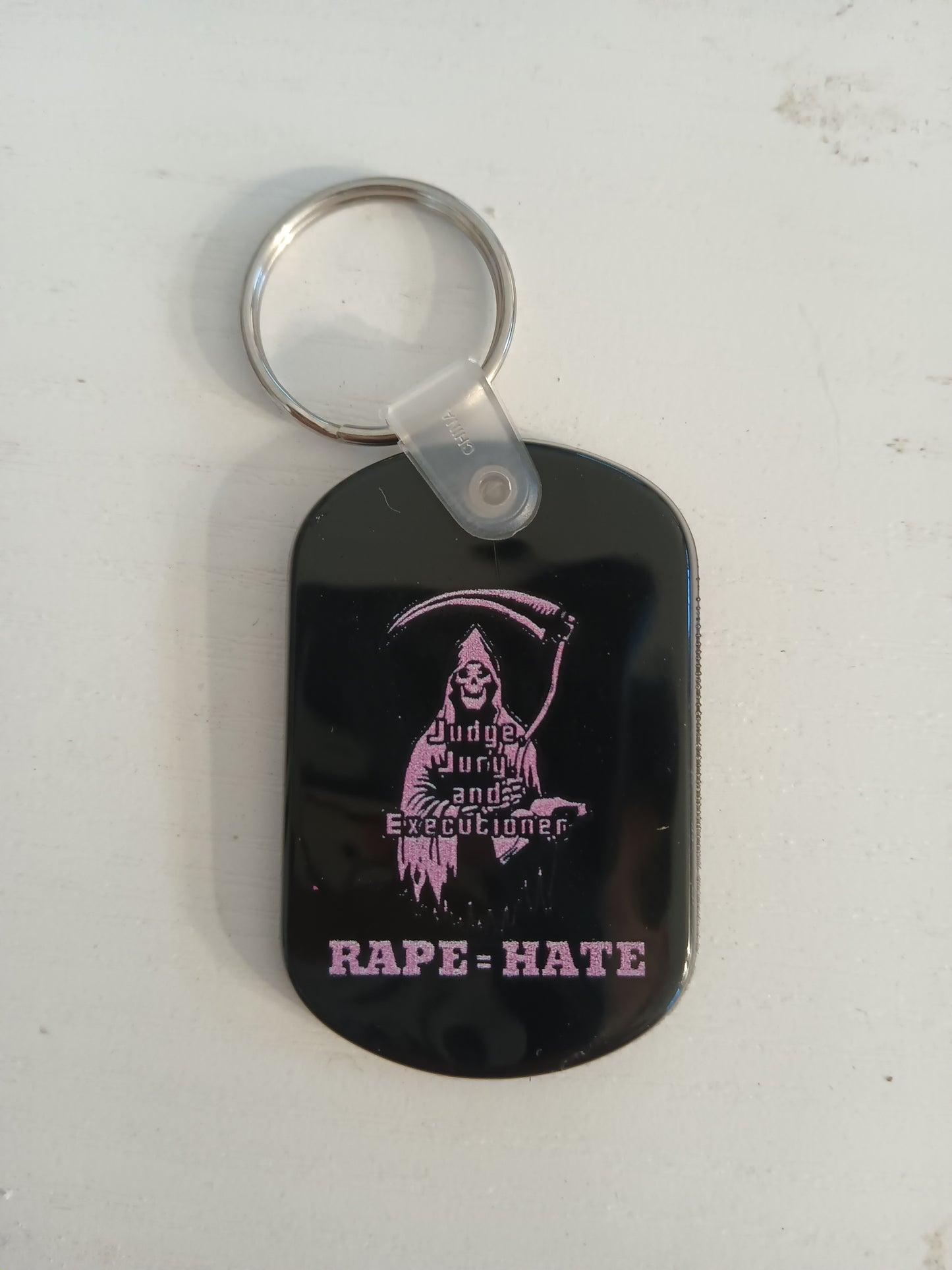 Black Judge, Jury, & Executioner Keyring
