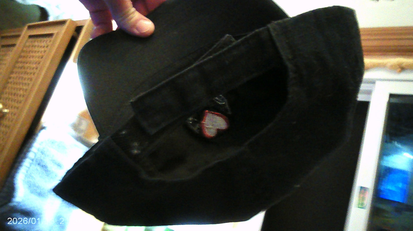 Methylphenidate:::/ 6P Hands+Heart Logo/ RIPSTOP/ Velcro Strap/ BLACK