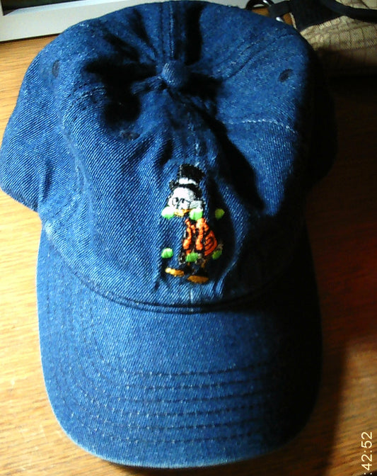 :H:A:R:D:E:N:E:D:S:E:C:U:R:I:T:Y/DISNEY-Scroodge McDuck 6DOTS LOGO/6P-DAD Hat/DENIM