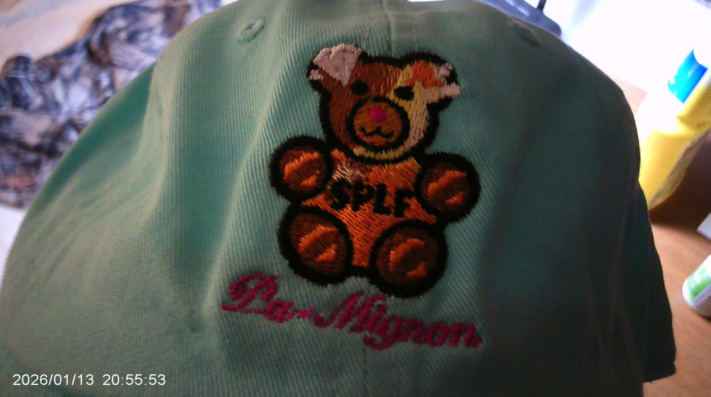 Sexuel Pour Les Femmes/ Ursa Princesse Mignon Logo/6P Dad Hat/LIGHT TEAL