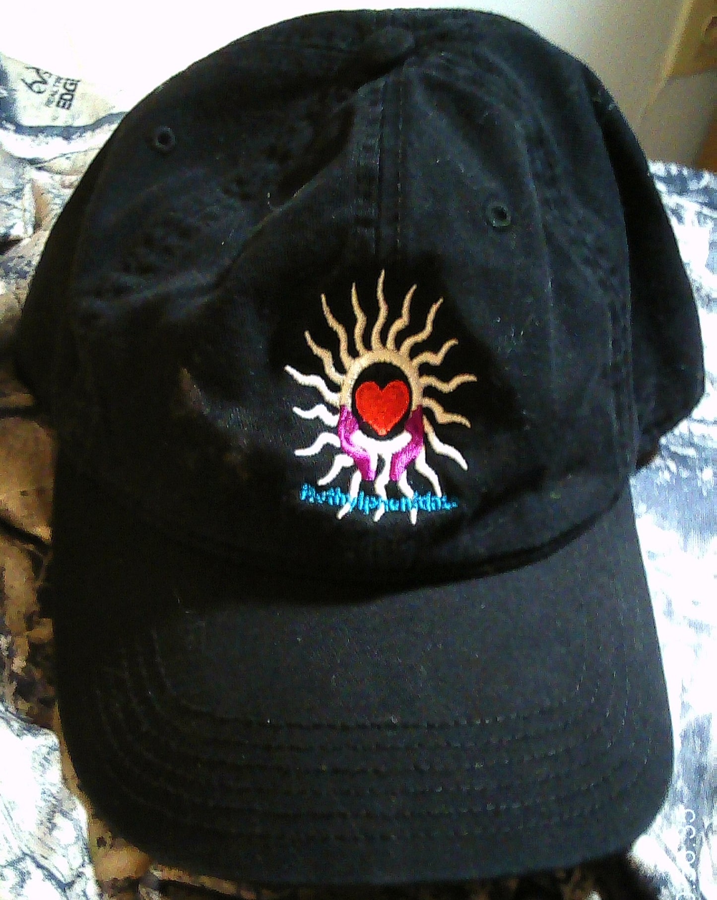 Methylphenidate:::/Heart+Hands_Tribal Logo x2/6P Dad Hat/BLACK