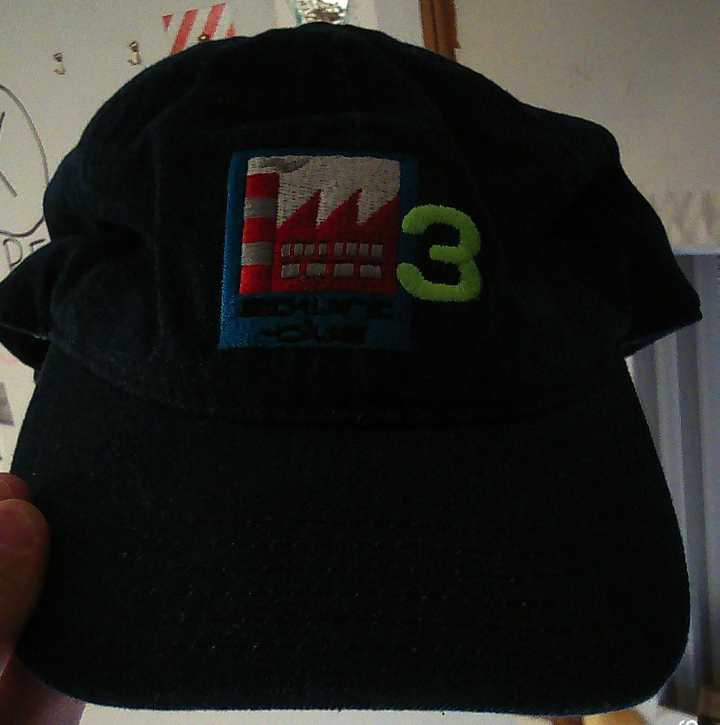 Seizure-Club/6P Dad Hat/Factory '3' Logo/DENIM