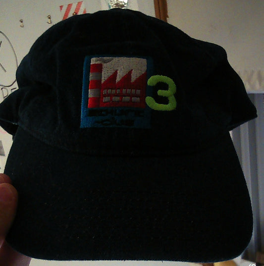 Seizure-Club/6P Dad Hat/Factory '3' Logo/DENIM