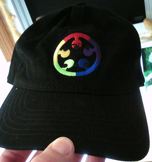 Methylphenidate:::/6P Dad Hat/Smart games Puzzle Logo 6Dots/BLACK