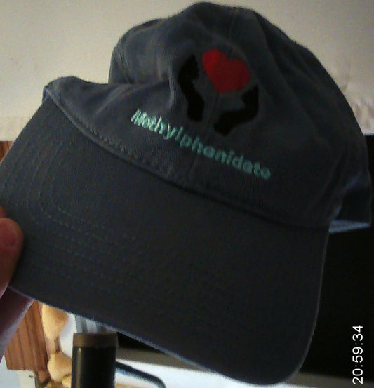 Methylphenidate::: x Sexuel Pour Les Femmes/ 6P Dad Hat Strap-Back/Heart+Hands Logo x Female Icon Logo/BLUE STONE