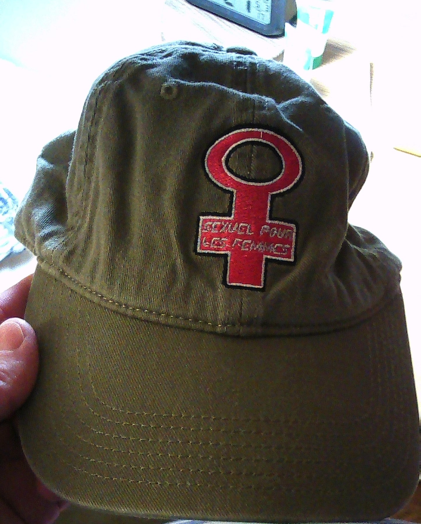Sexuel Pour Les Femmes/6P Dad Hat/female icon logo/STONE