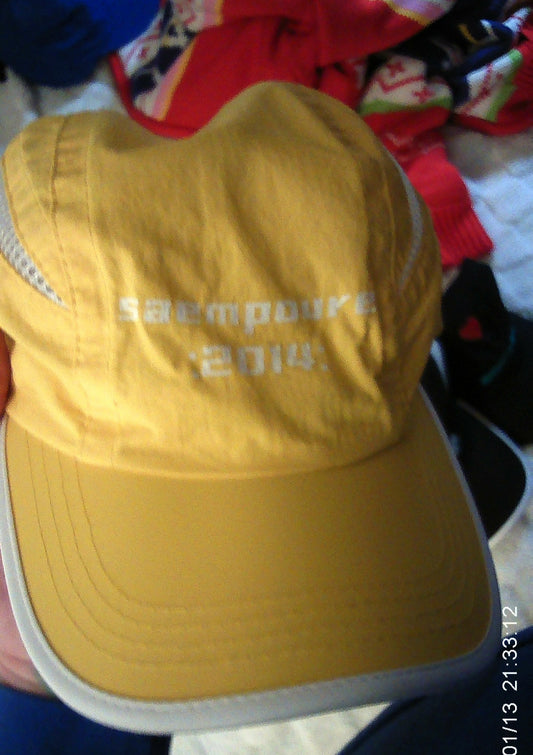 Saempoure/ Sport Mesh Side 5P Camp hat/Saempoure 2014 Logo/YELLOW