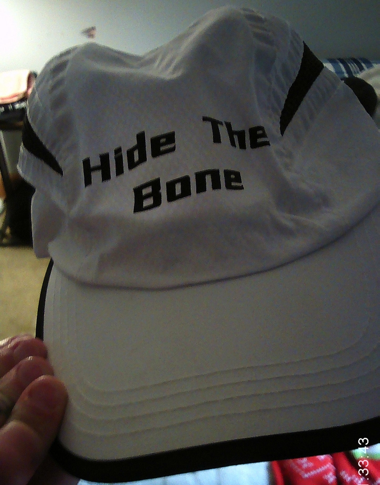 HTB/Hide the Bone 5P Sport Camp Hat/Mesh Sides+Curved Bill/WHITE