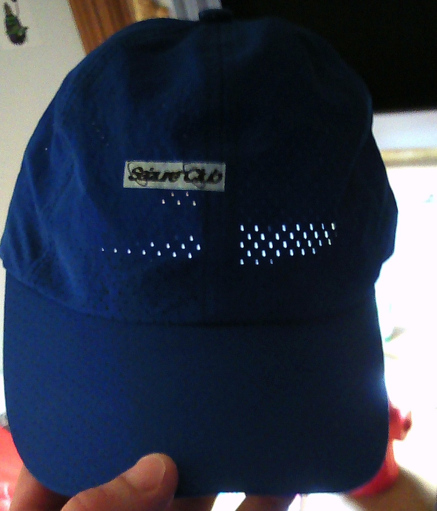Seizure-Club/ Small offset LOGO/ 6P/ mesh elastic strap with buckle/ MEDICAL BLUE
