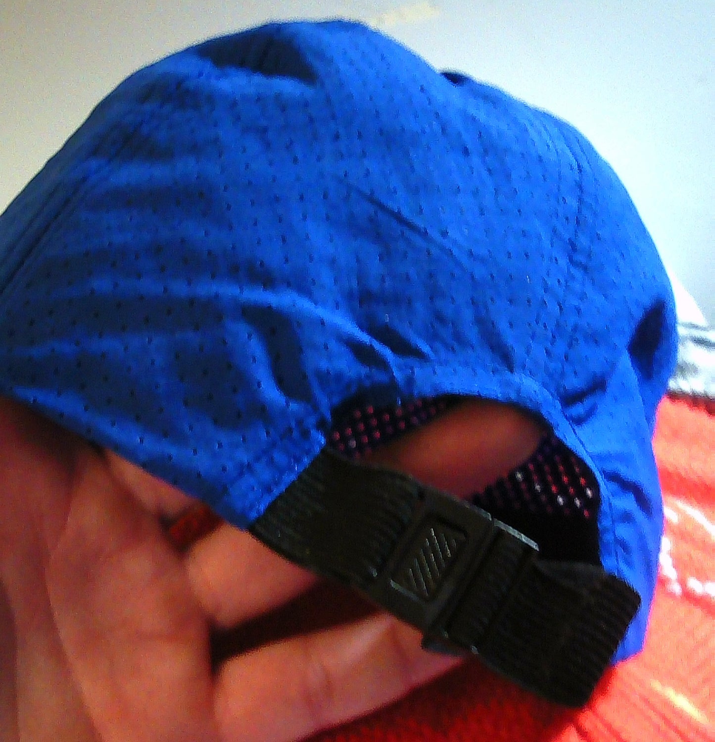 Seizure-Club/ Small offset LOGO/ 6P/ mesh elastic strap with buckle/ MEDICAL BLUE