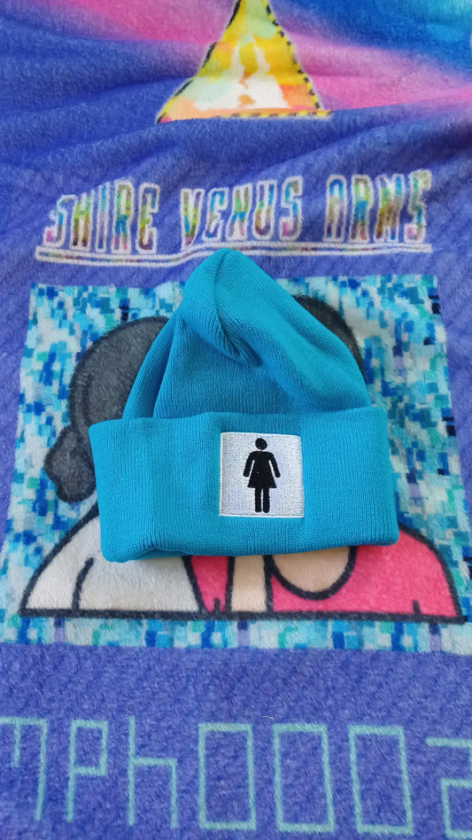 Blue Women's Room Beanie