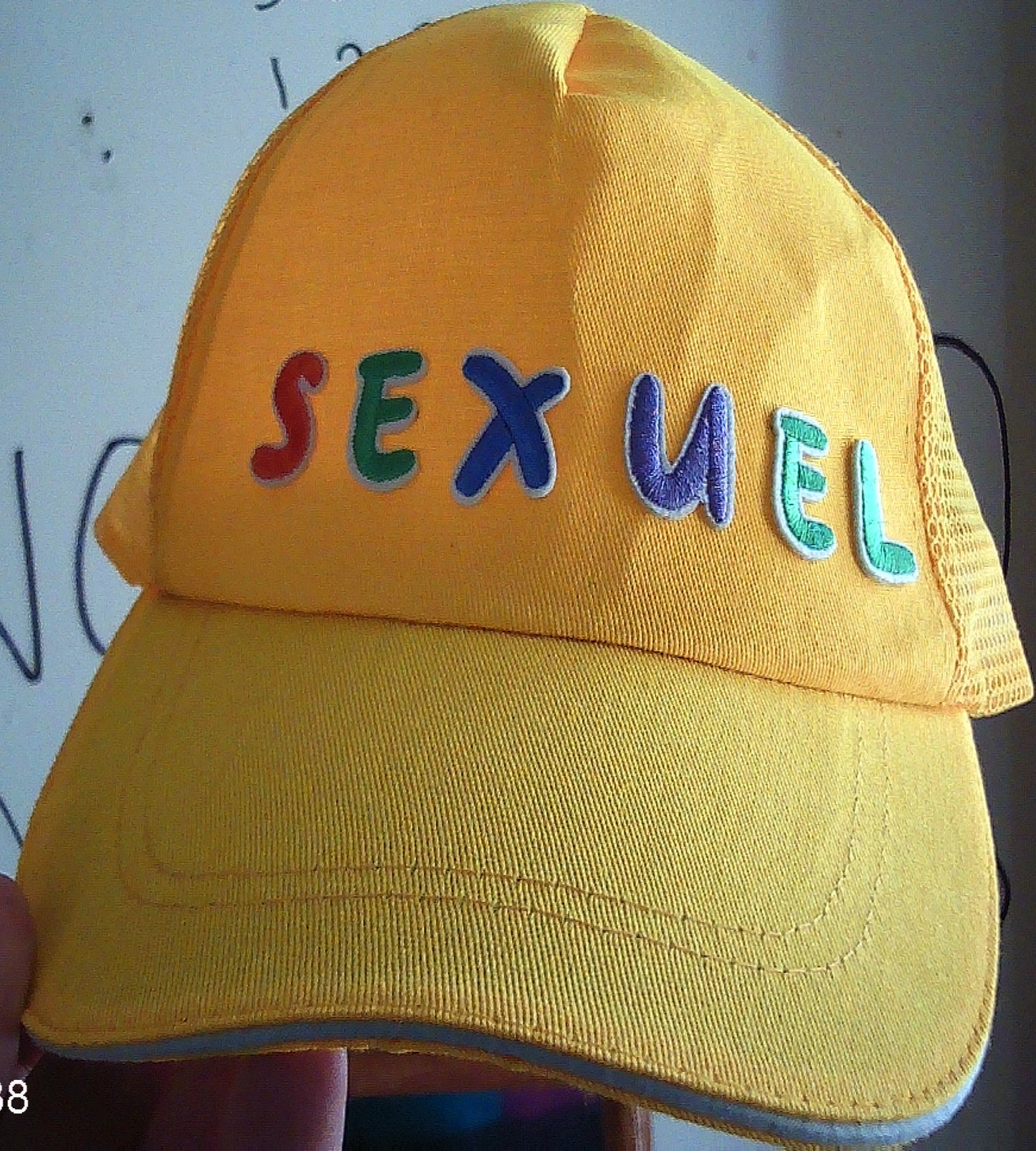 Sexuel Pour Les Femmes/ Long-Bill/Trucker Hat/ KIDS logo/6P Hat/ YELLOW